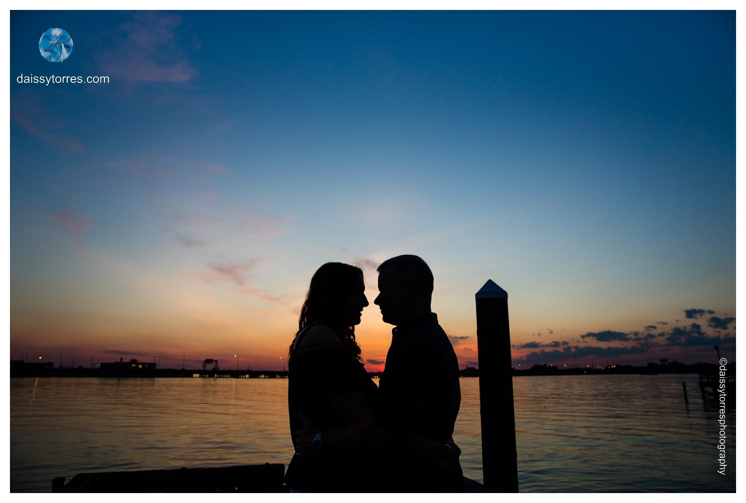 Angie and Dave - Sunset on the Pier