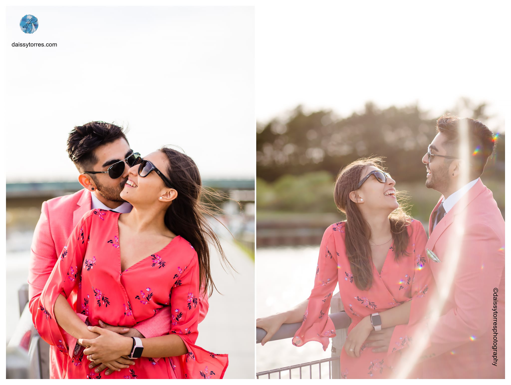 Rudee Inlet Engagement Session by Daissy Torres Photography